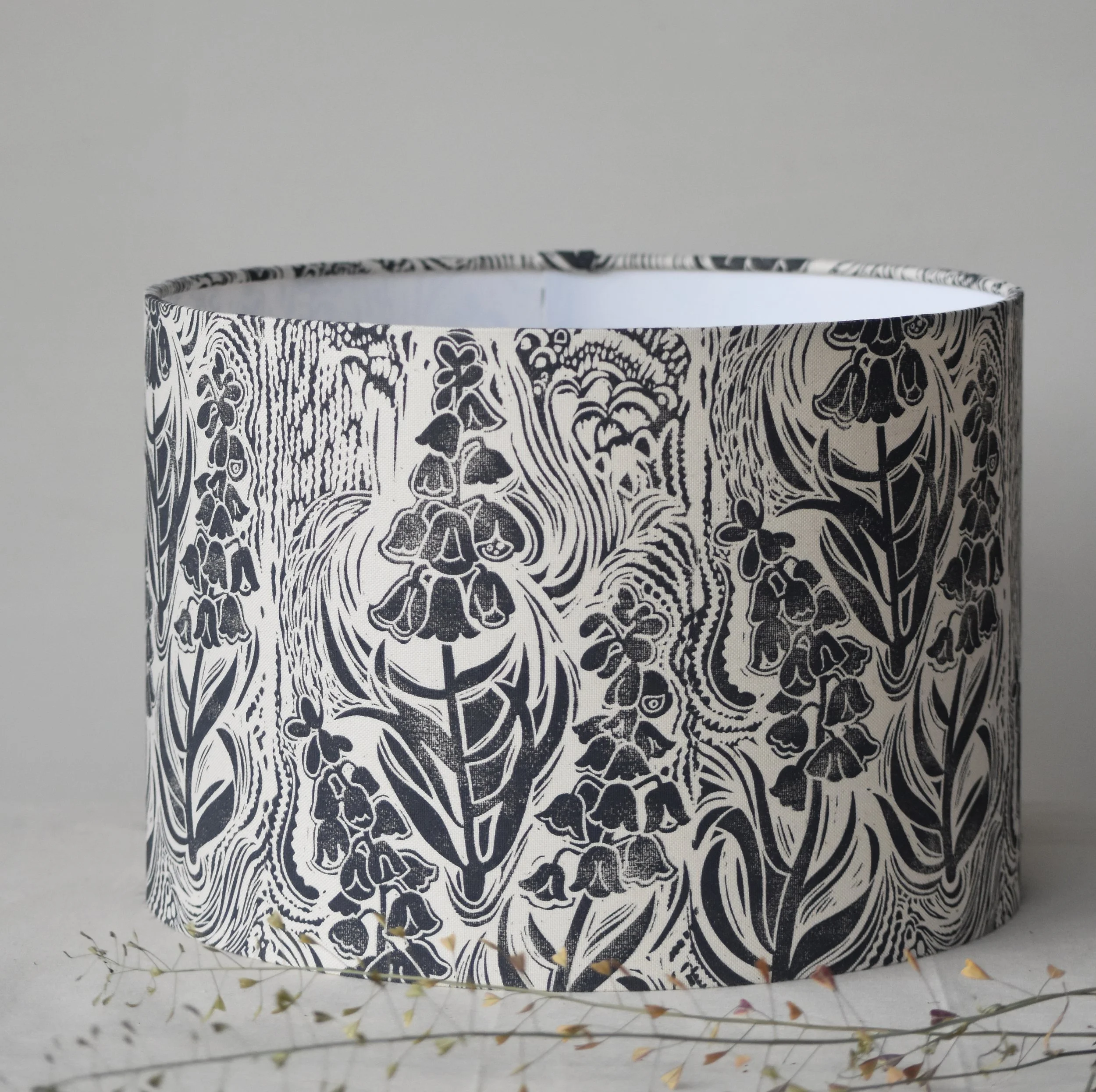 Fritillaria Persica - Block Printed Lampshade
