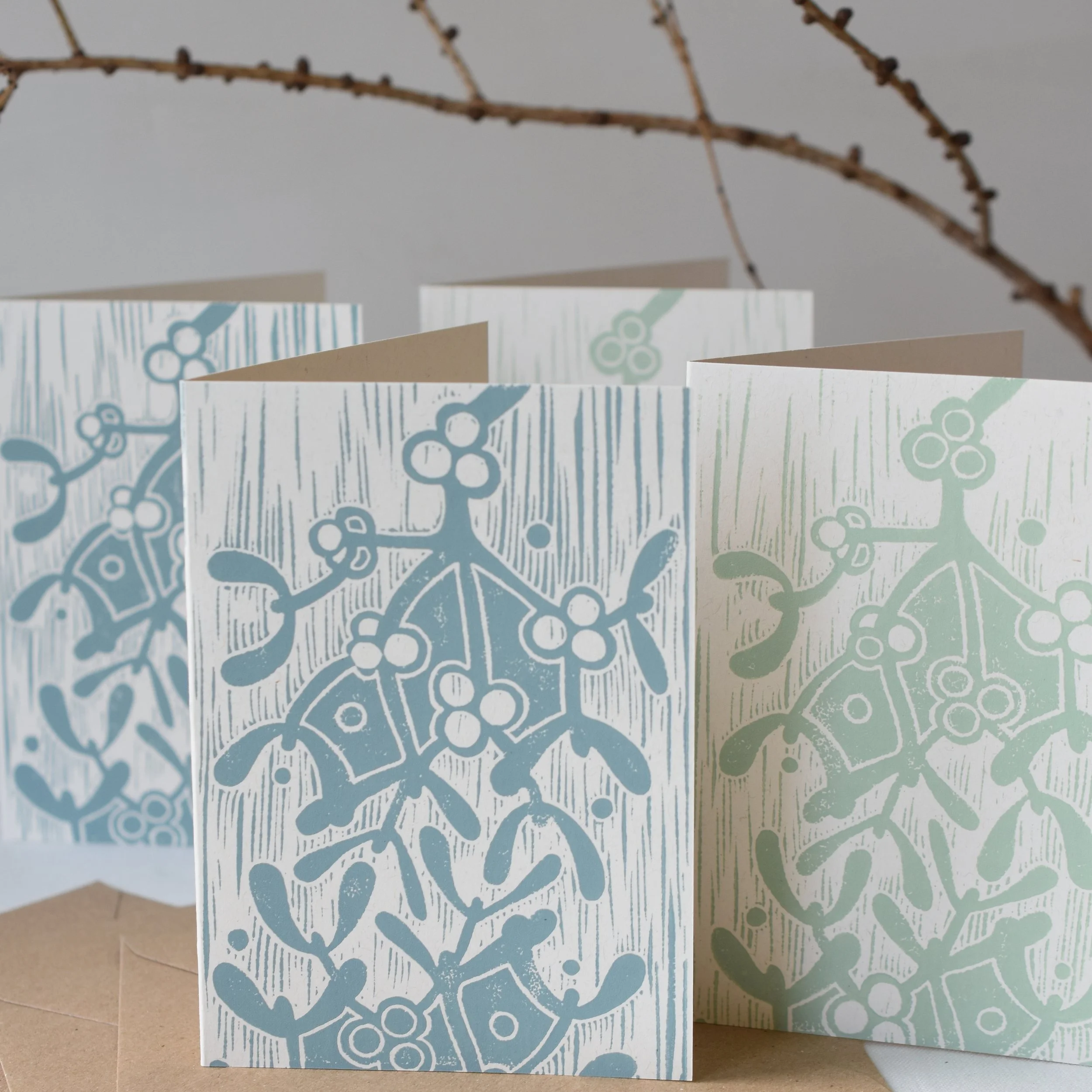 Mistletoe - 4 Card Bundle