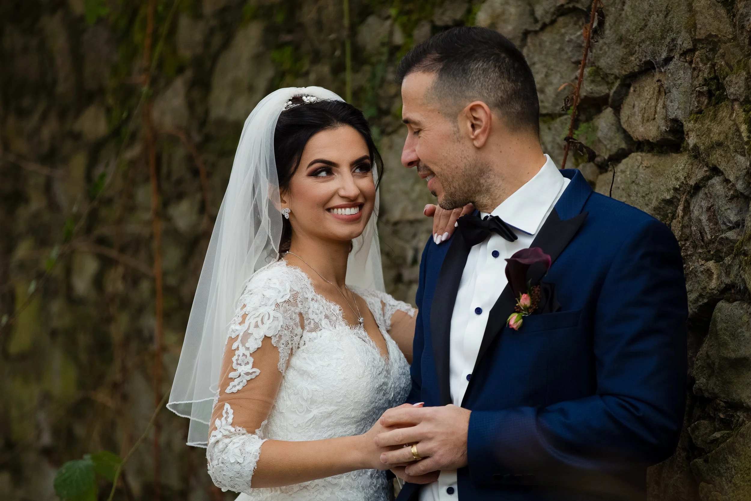 Portrait von Brautpaar Hochzeitsfotografie