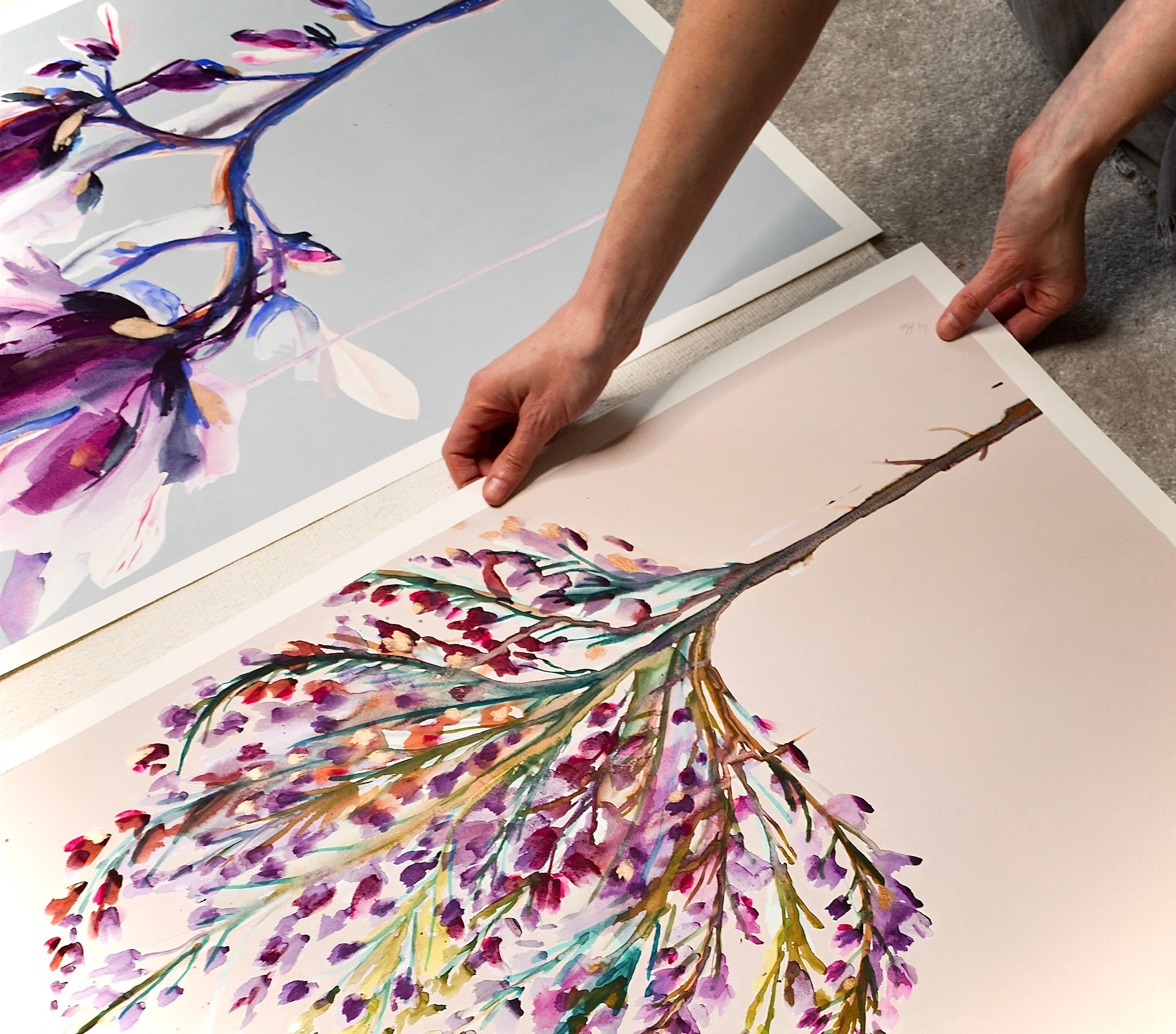 Iris Hill · Botanical watercolour artist based on the South Coast of