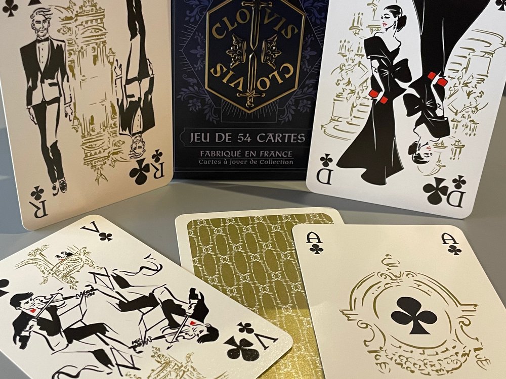 CLOVIS Jeux de cartes de Collection en série limitée illustrées