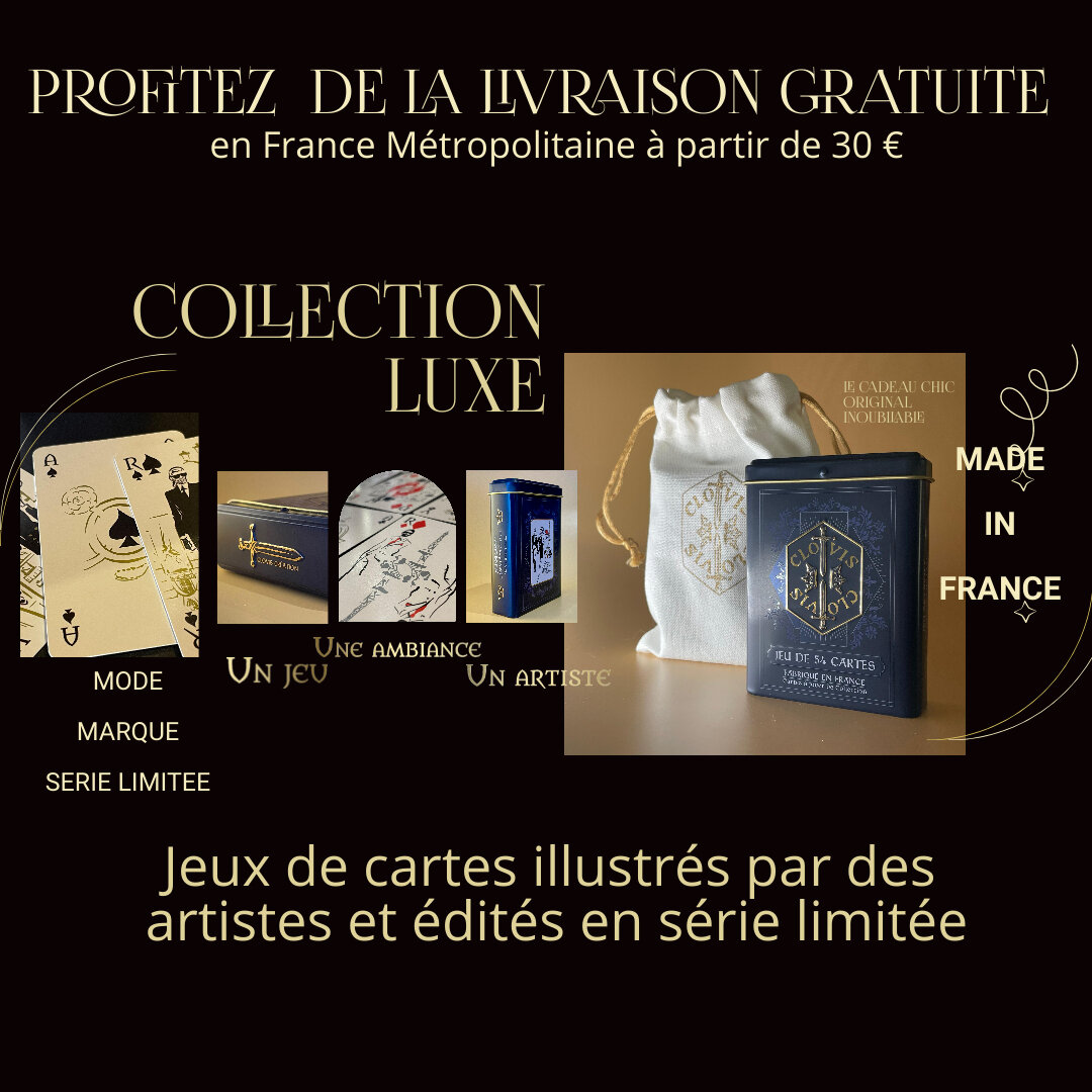 Pensez &agrave; pr&eacute;parer vos cadeaux de fin d'ann&eacute;e !
En ce moment profitez de la livraison gratuite* &agrave; partir de 30&euro;

#cadeau #no&euml;l #paris #cartesdecollection #&eacute;ditions&eacute;rielimit&eacute;e #jeuxdecartes 