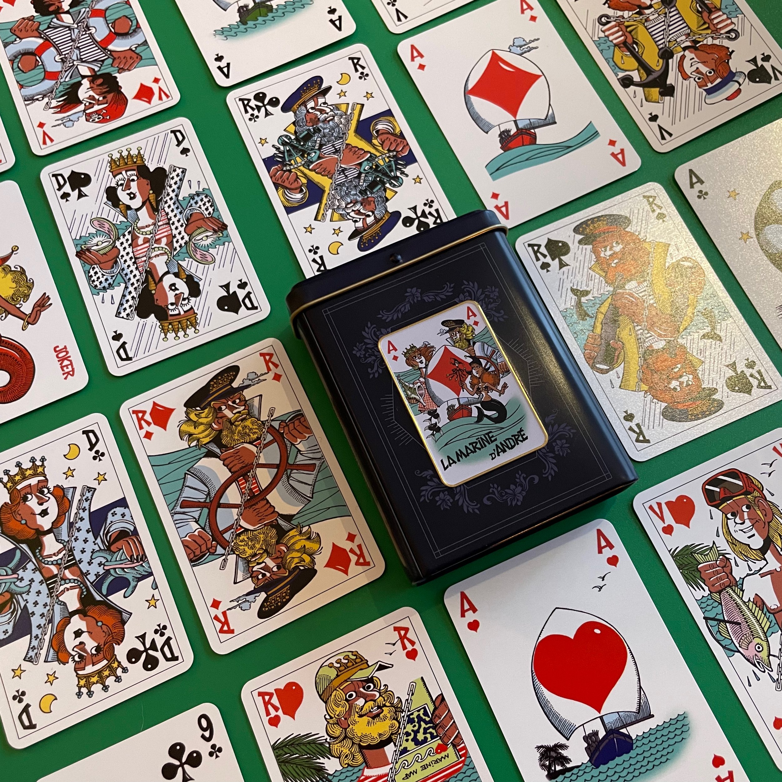 Coffret métal 54 cartes - Cartes à jouer - Le Bridgeur Site Officiel