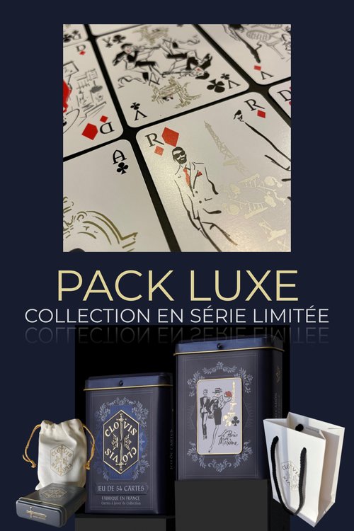 CLOVIS Jeux de cartes de Collection en série limitée illustrées