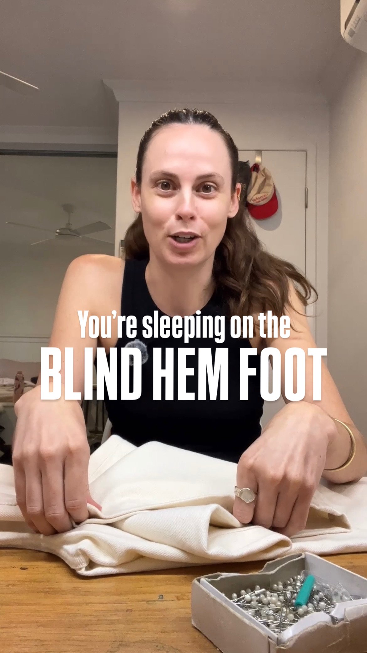 How to sew a blind hem on your sewing machine