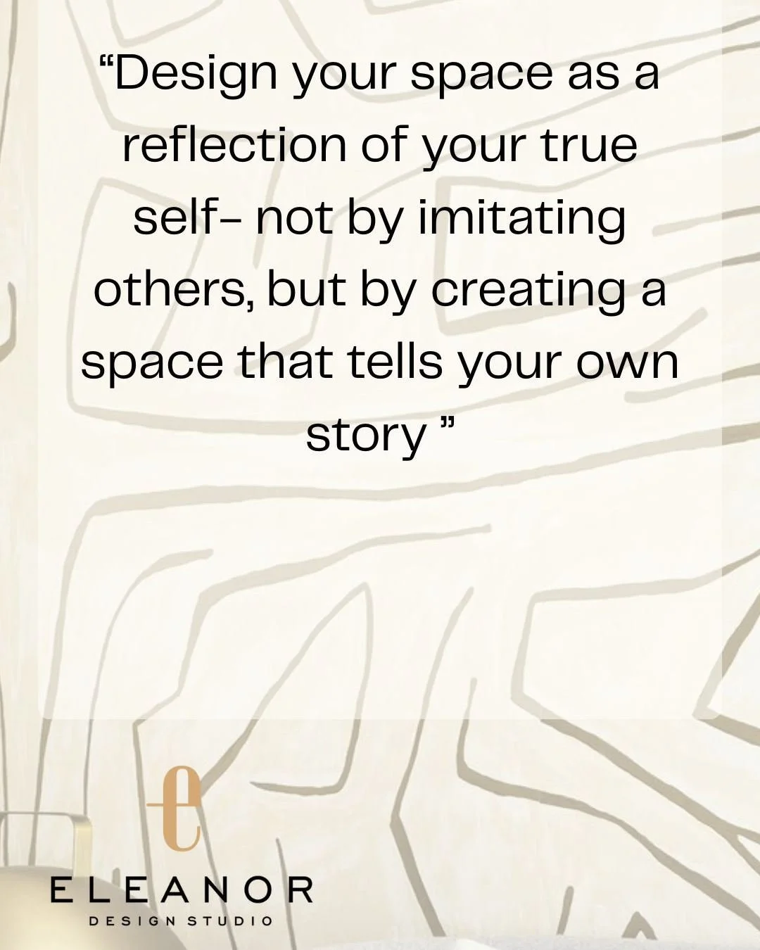 &ldquo;Design your space as a reflection of your true self- not by imitating others, but by creating a space that tells your own story &rdquo;

 #CairoHomes #EleanorDesignStudio #InteriorDesignerEgypt #EgyptianHomes #EgyptInteriors