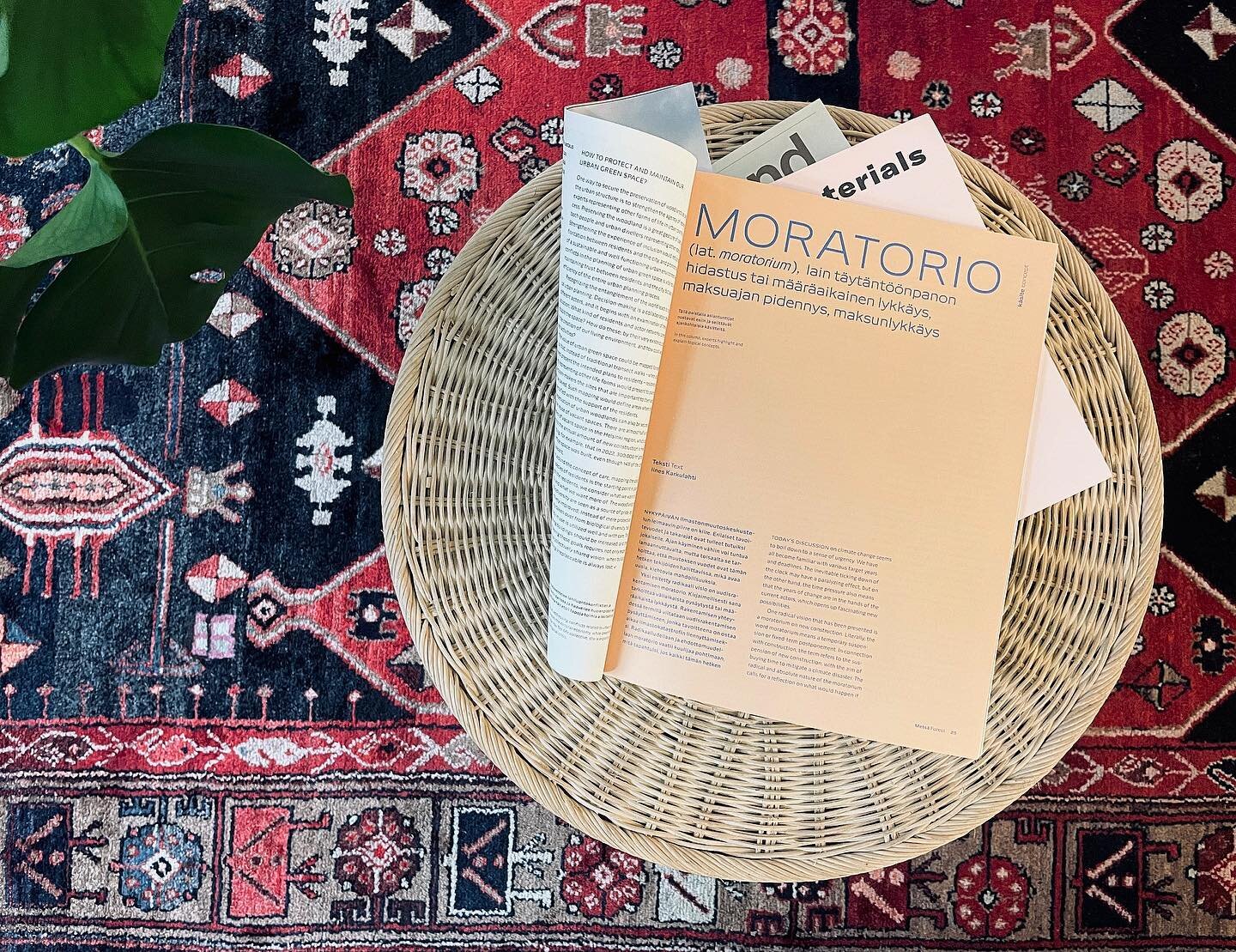 Read about &rdquo;moratorium&rdquo; by @iineskarkulahti in the latest issue of @ark_review 📜

&ldquo;Today&rsquo;s discussion on climate change seems to boil down to a sense of urgency. We have all become familiar with various target years and deadl
