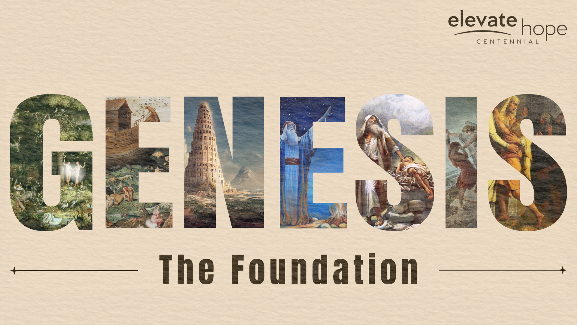 Genesis: The Foundation - Genesis 1:1-31