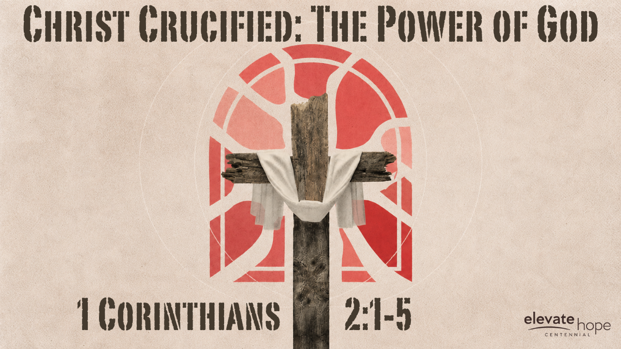 Christ Crucified: The Power of God - 1 Corinthians 2:1-5
