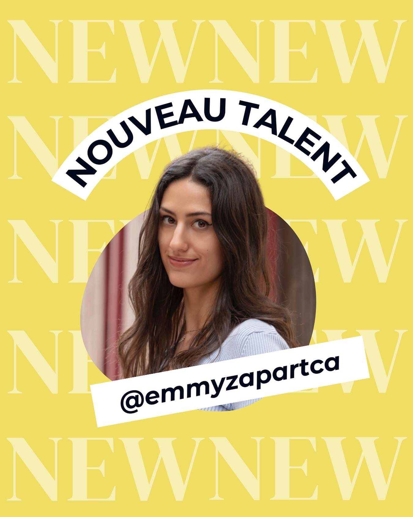 NOUVEAU TALENT 💛

@emmyzapartca int&egrave;gre la team OVW 🙌

&Agrave; travers ses r&eacute;seaux sociaux, Emmy valorise le patrimoine culturel, gastronomique et touristique des clients avec lesquels elle travaille. Elle se d&eacute;place principal