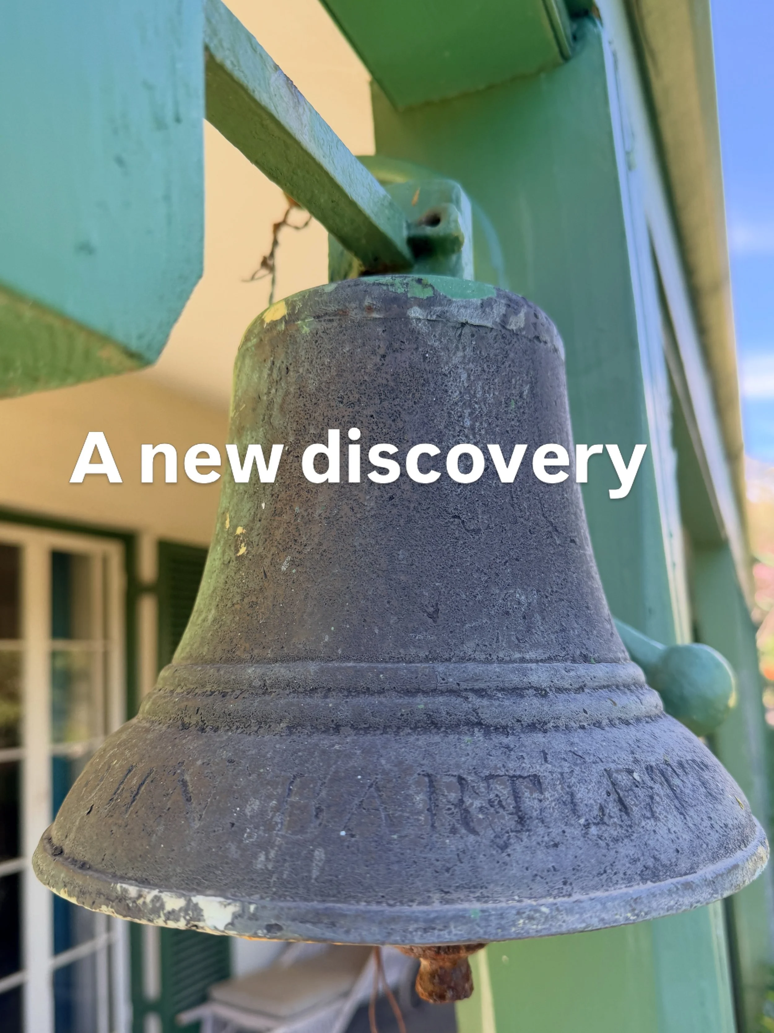 **The Bell of Marybank**

The bronze bell hanging beneath the verandah is inscribed &lsquo;JOHN BARTLETT&rsquo; &mdash; the name of a barque built in 1840 in County Durham, England, which made repeat voyages between London and Port Adelaide through t