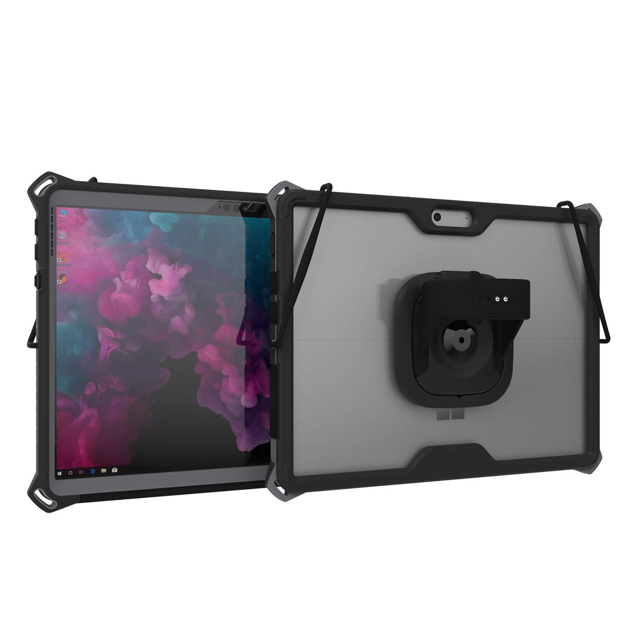 Ultra-slim rugged case with integrated mount for Surface Pro 8 - Workflow Computing