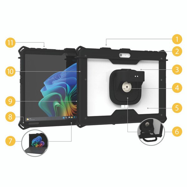 aXtion Go MP for Surface Pro 11th Edition | Pro 10 | Pro 9 - Workflow Computing