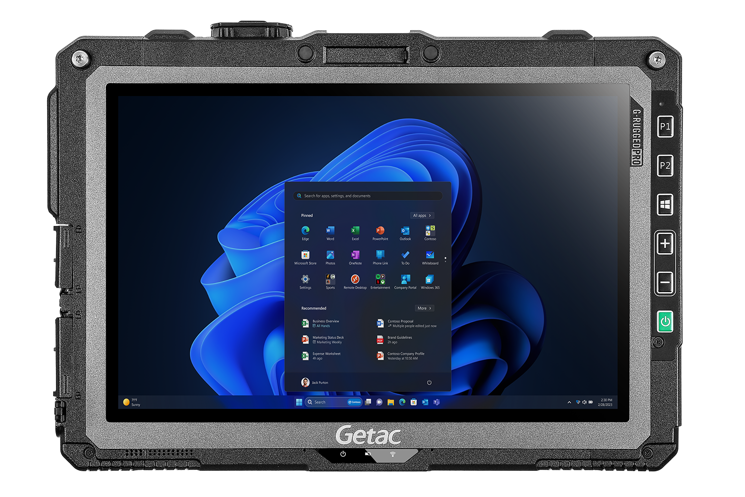 Getac UX10-IP 'Infection Prevention' Fully Rugged 10 inch Windows Tablet - Workflow Computing