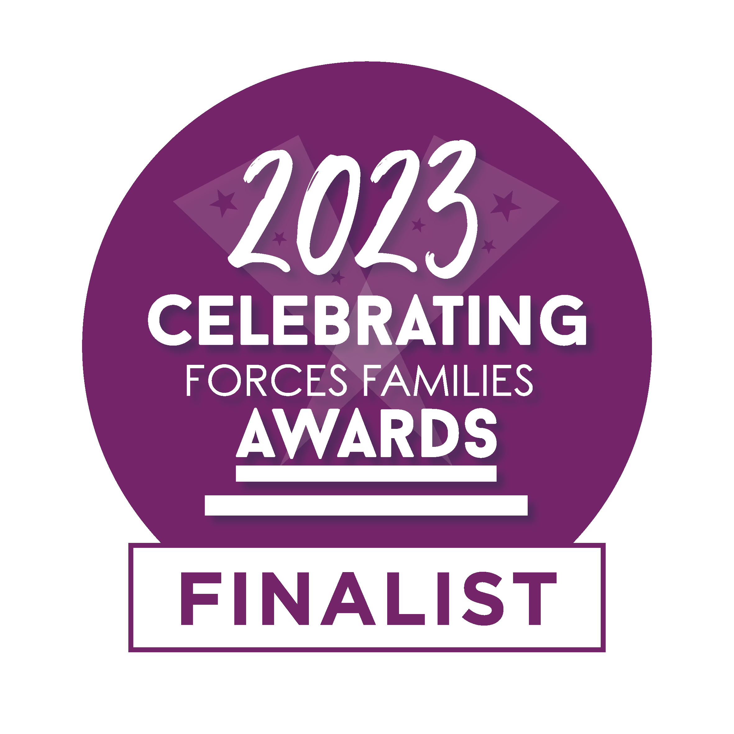 Celebrating Forces Families Finalist Badge