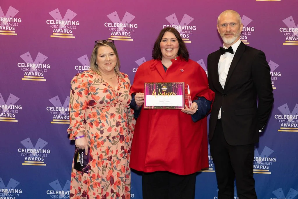 2026 Celebrating Forces Family Winner badge