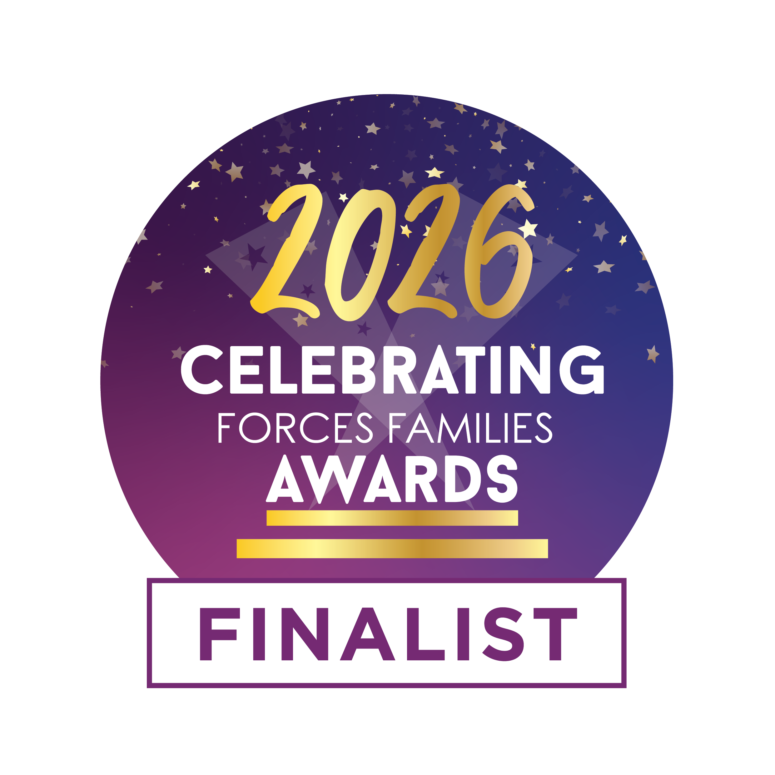 Celebrating Forces Families Finalist Badge