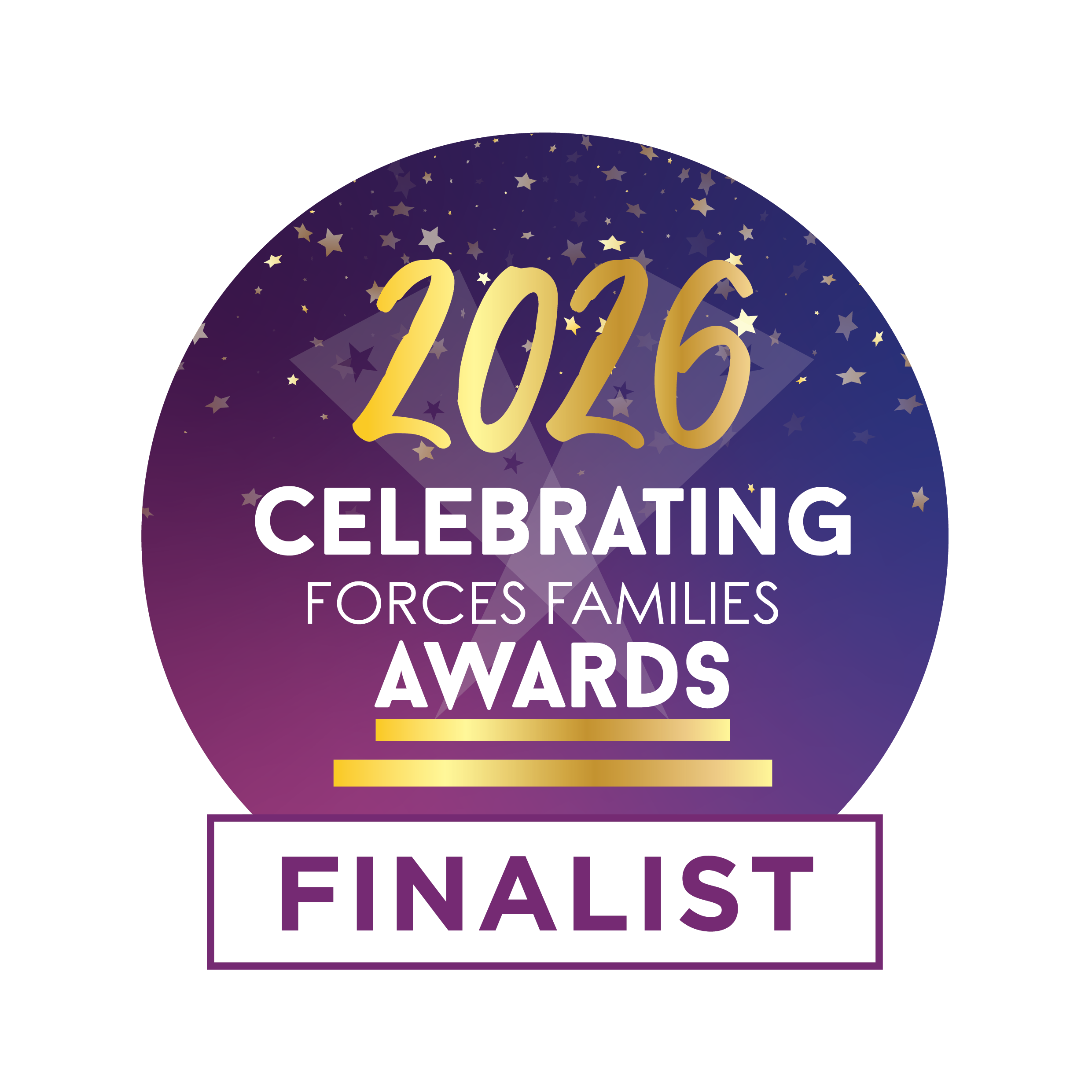 Celebrating Forces Families Finalist Badge