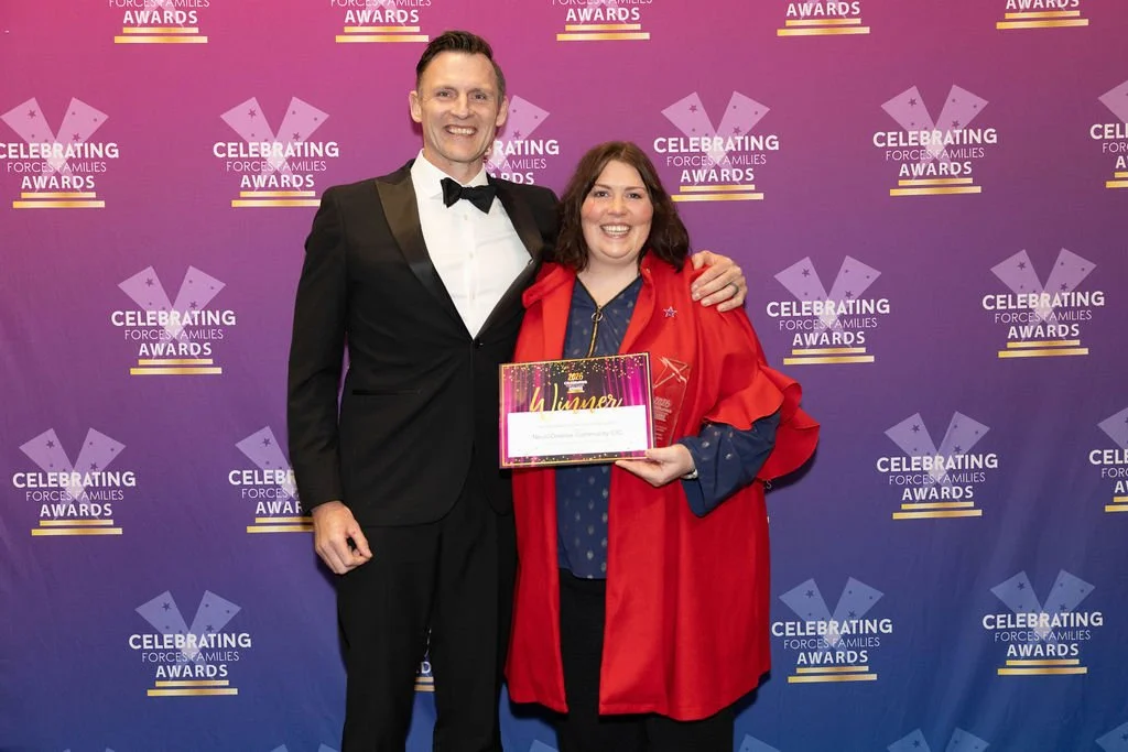 2026 Celebrating Forces Family Winner badge