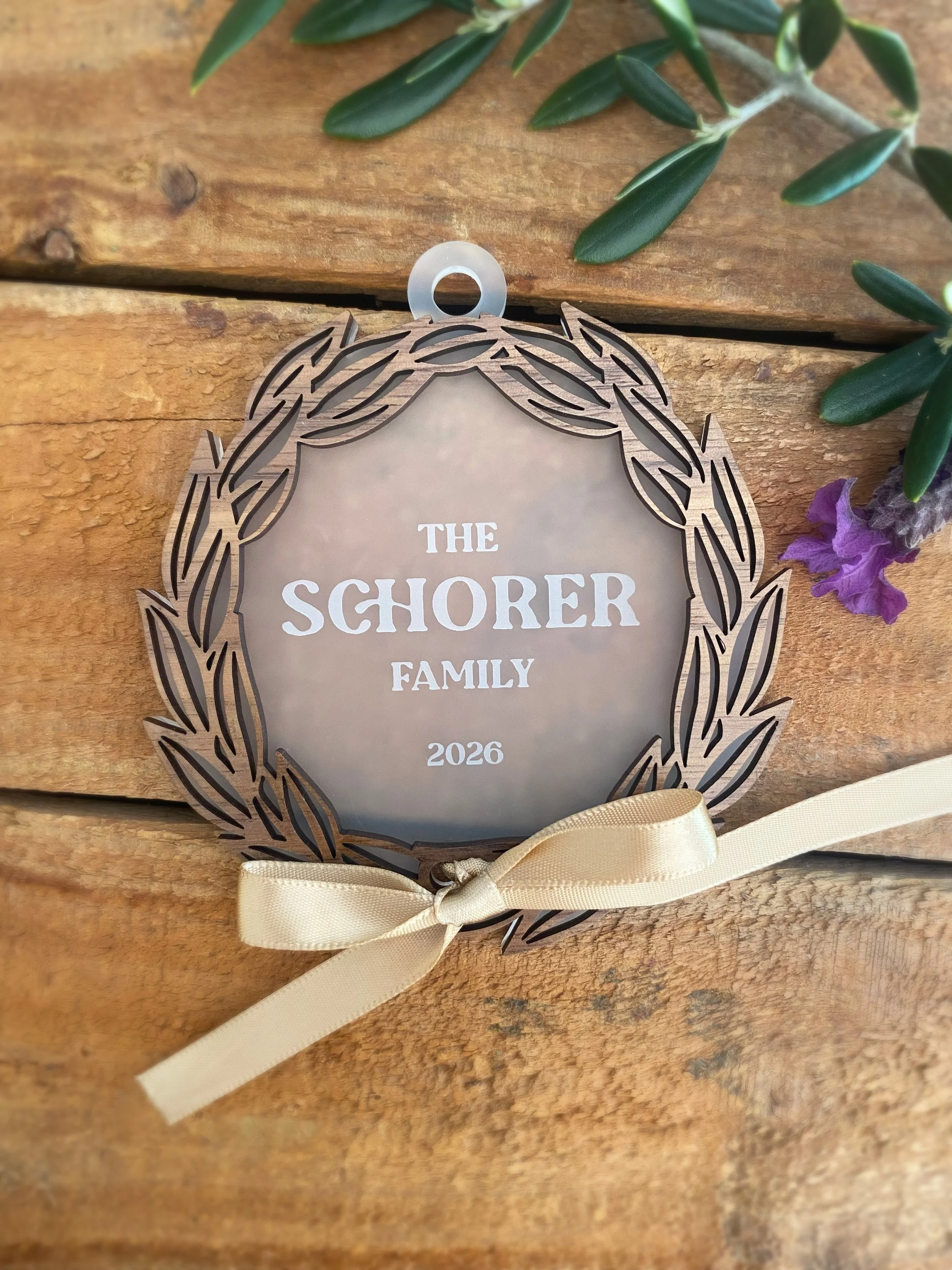 Wreath with Ribbon