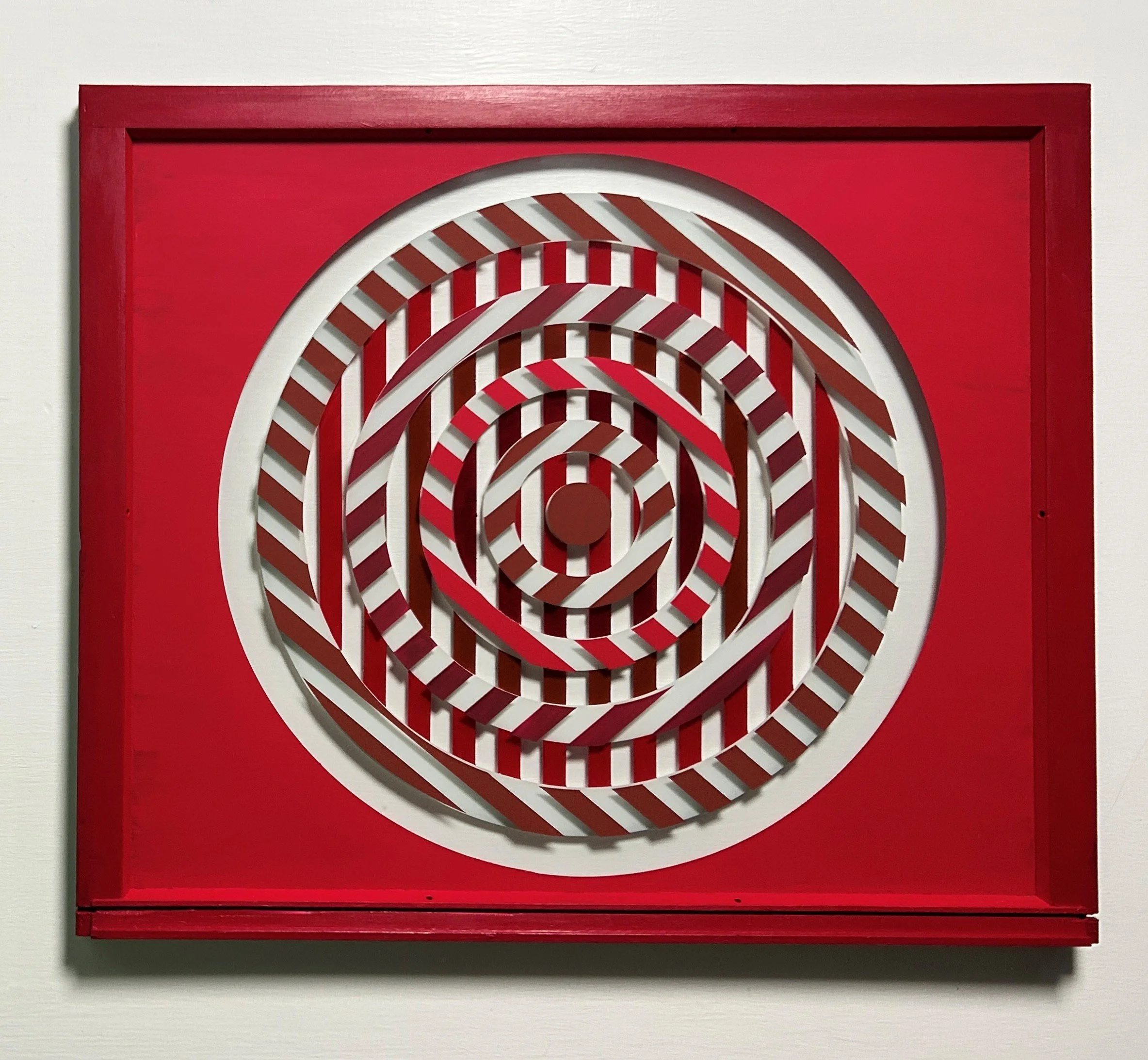 Motive(2026)
   
Acrylic on reclaimed house window
(27" × 32") 