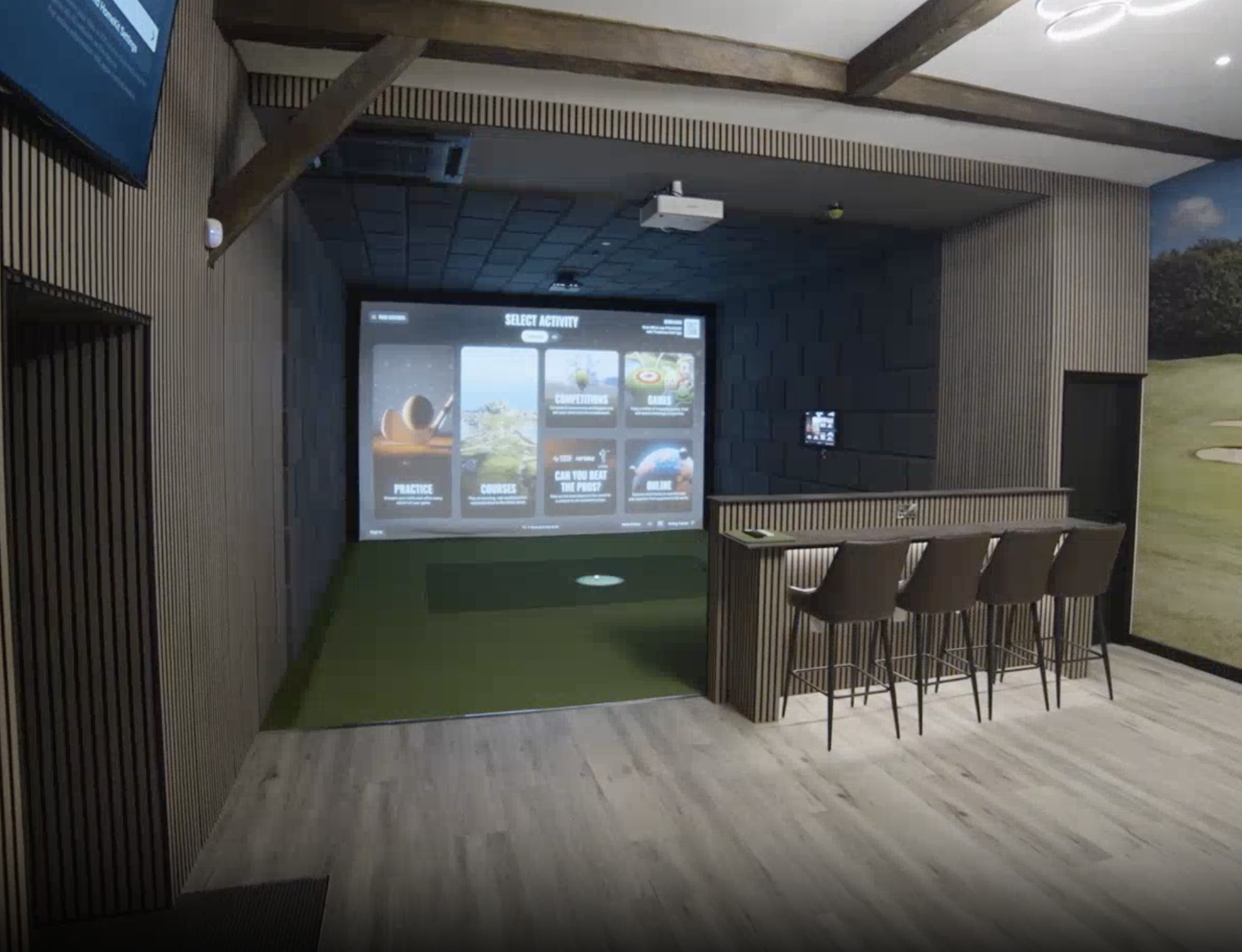 Indoor Golf Simulator, Worthing, West Sussex