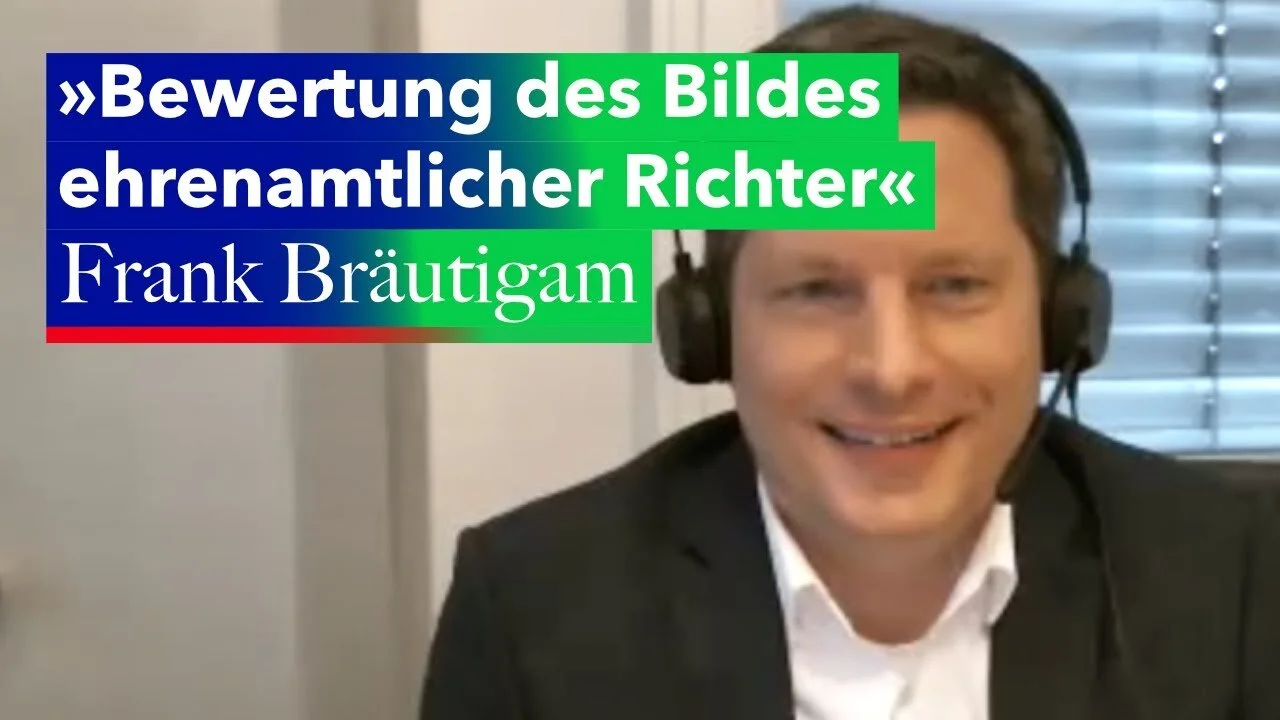 Bewertung: das Bild ehrenamtlicher Richter*innen – Im Gespräch mit Dr. Frank Bräutigam (ARD)
