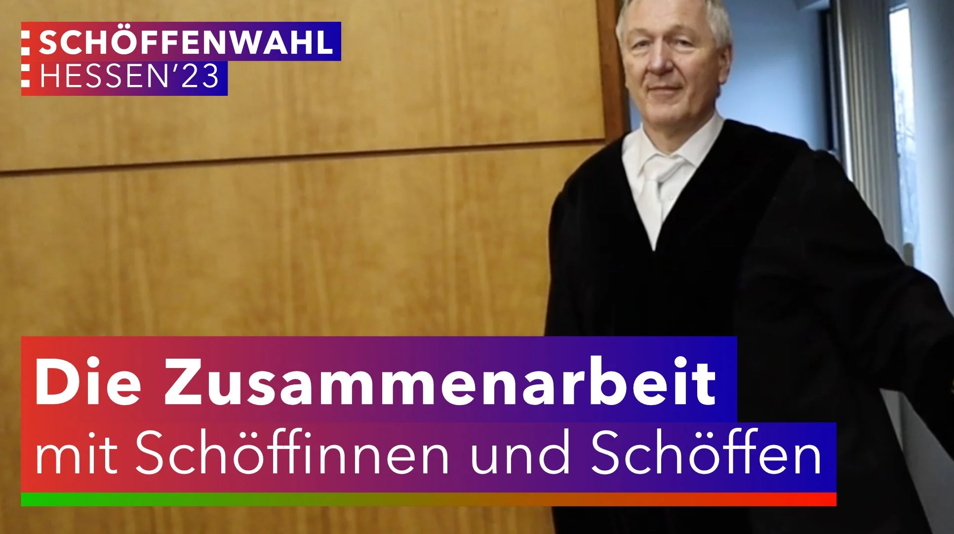Verantwortung für Recht im Namen des Volkes: Schöffenkampagne Hessen gestartet