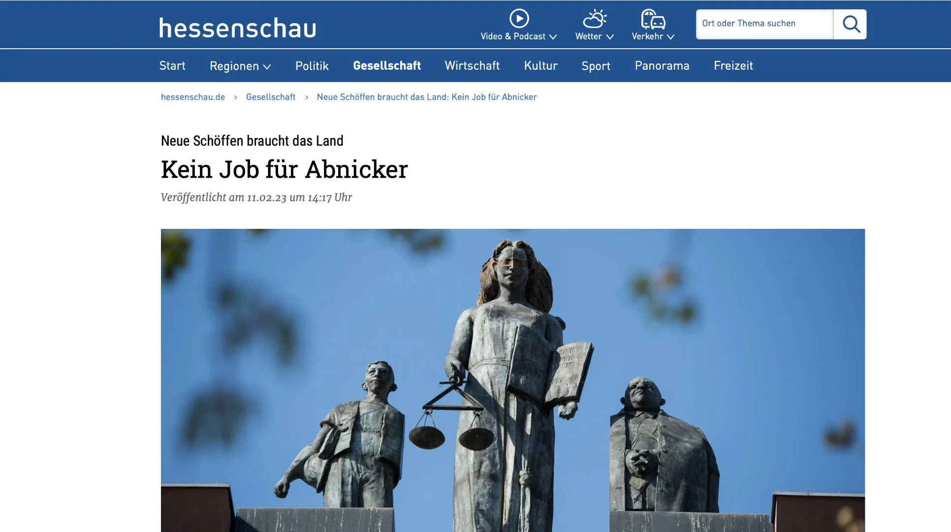 Interview Hessenschau