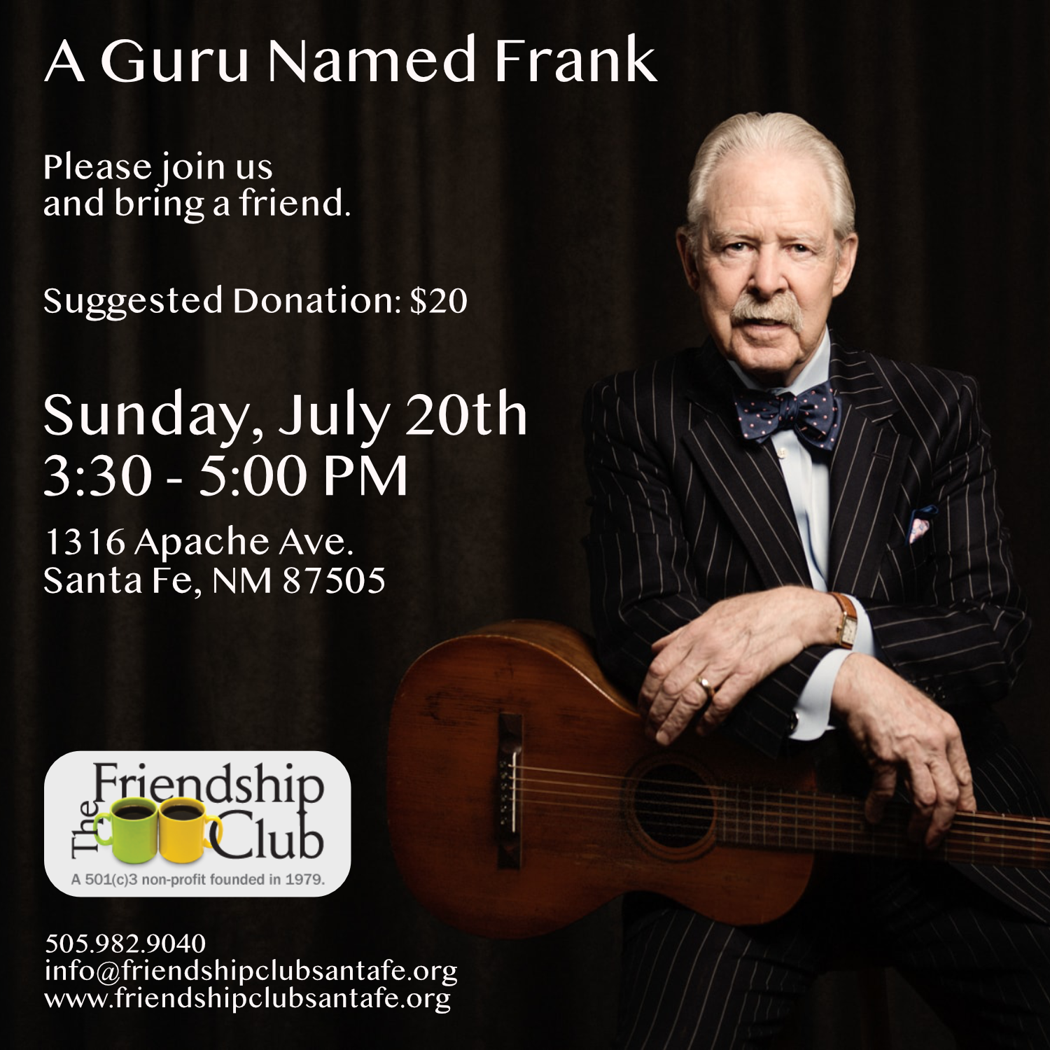 A GURU NAMED FRANK: Music and Lyrics by John Henry McDonald