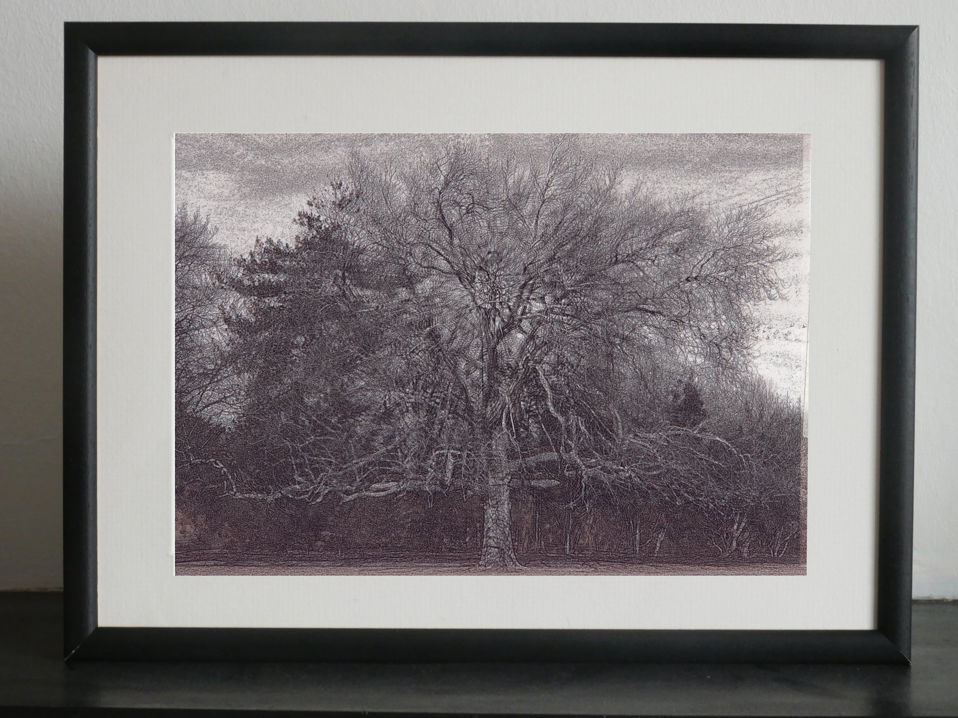 Dancing on the Rye 2 33 x 43 cm framed