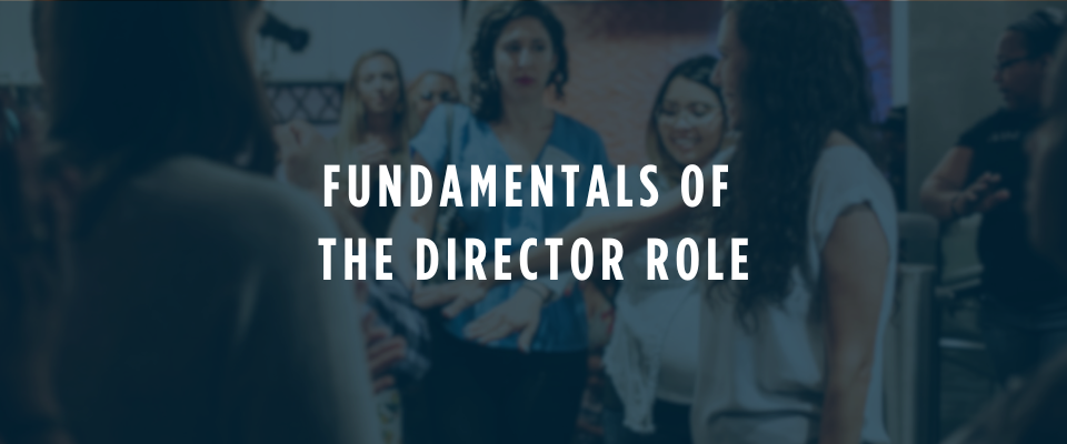 Fundamentals of the Director Role