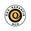 Oko Garantie BCS logo with black and yellow circular design and text