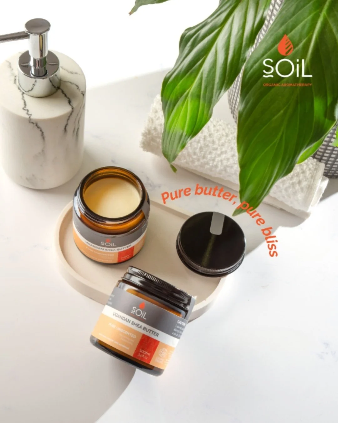 Our unrefined Ugandan Shea Butter melts into skin, leaving it soft and nourished

Rich in vitamins A and E, this creamy moisturiser is gentle enough for the whole family and perfect for pampering dry hands, feet and hair.

#aromatherapy #naturalremed