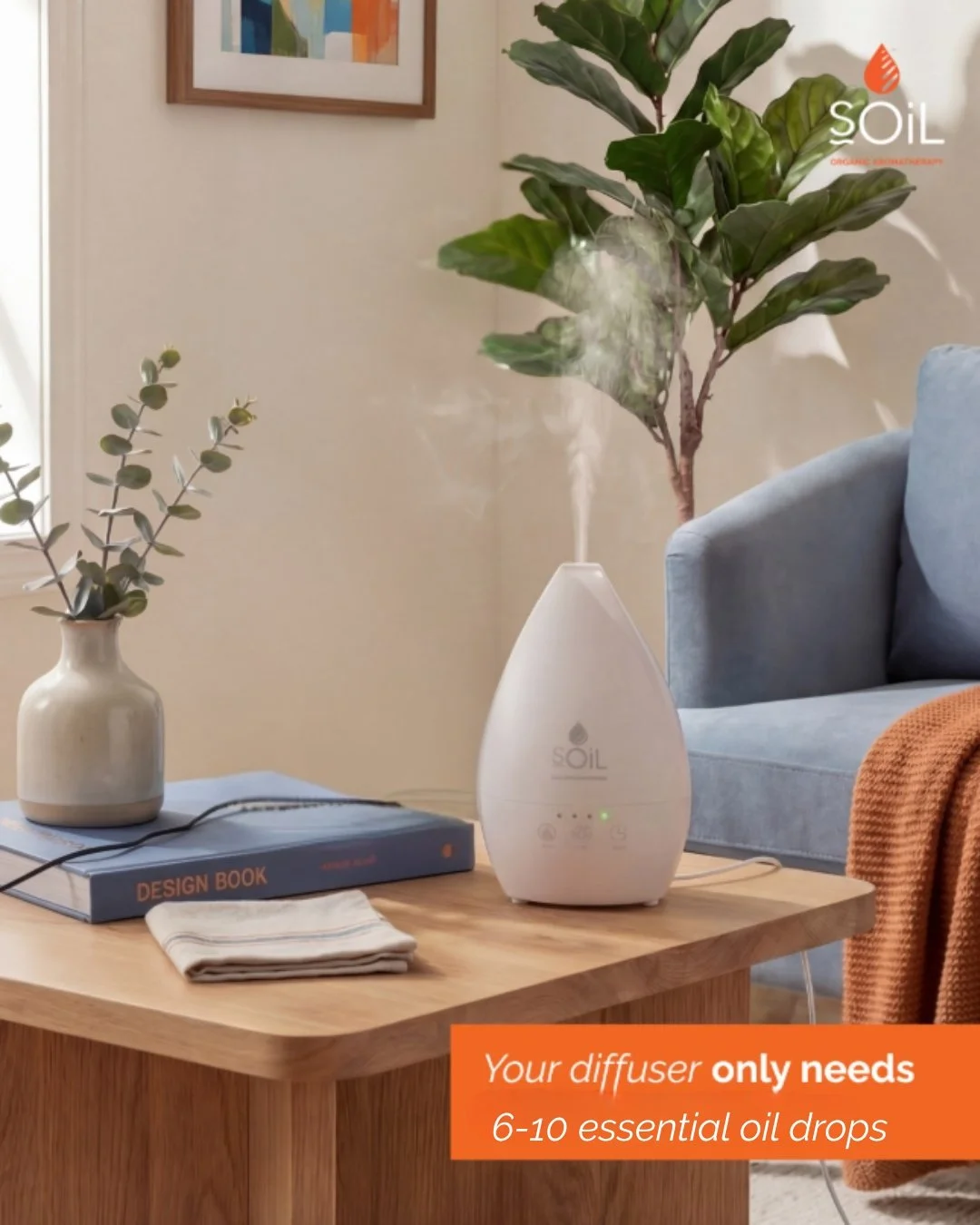 For our 200ml Ultrasonic Diffuser, 6-10 drops is enough for a beautiful cold-mist ritual.

#aromatherapy #organic #naturalremedies #crueltyfree #wellness #wellbeing #vegan #diffuser #diffuseroils #selfcare #essentialoils #naturalwellness #holistic #h