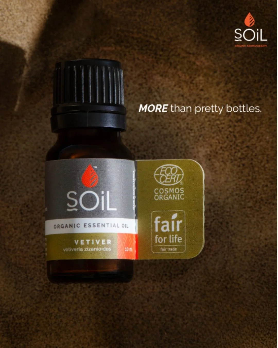 SOiL aromatherapy is rooted in certified organic botanicals, recyclable amber glass, and a clean approach to everyday wellbeing.🌿

From the first drop to the final exhale, our essential oils are designed to bring the restorative power of nature into