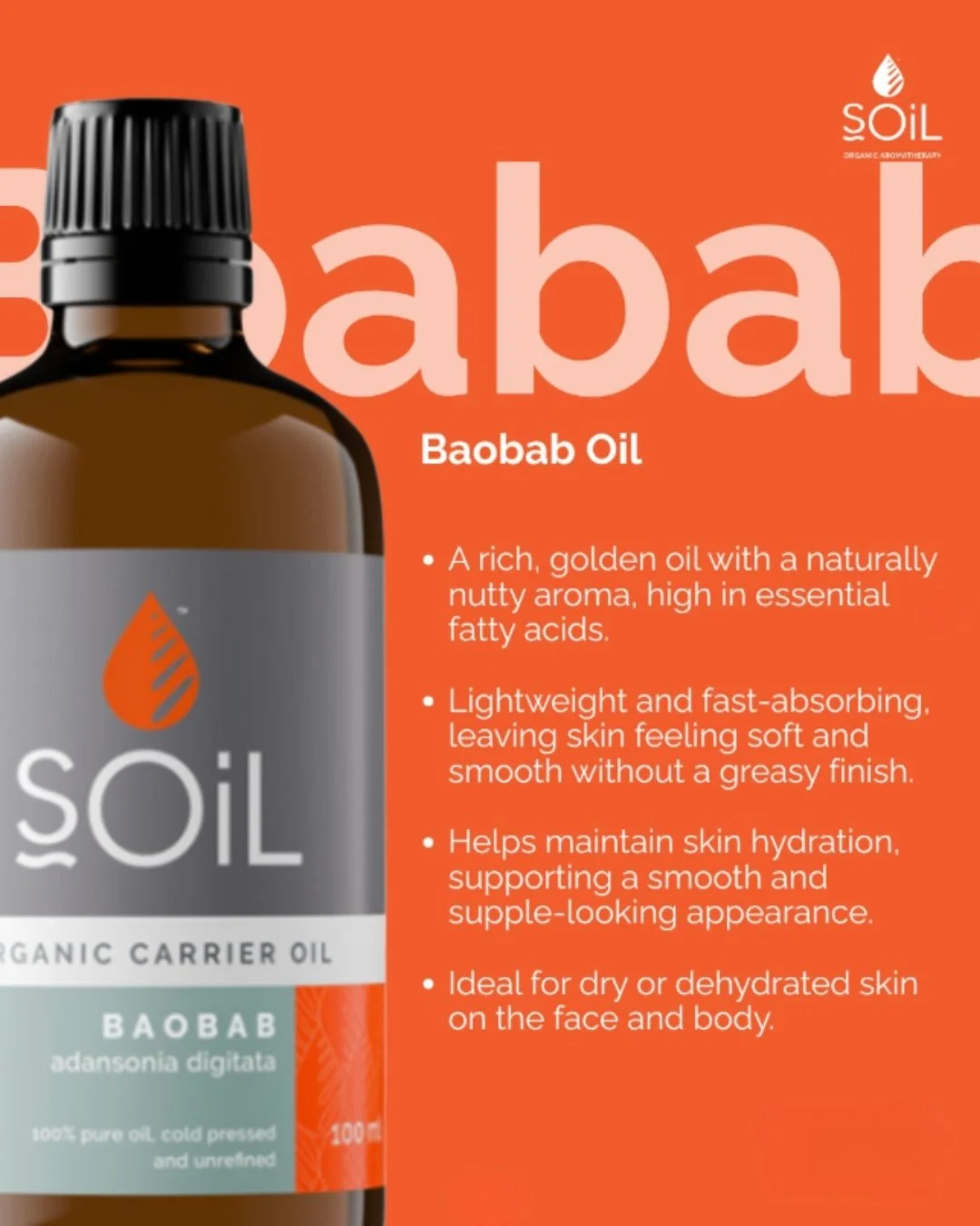 Our Baobab Carrier Oil is cold-pressed and packed with essential fatty acids to deeply nourish your skin without feeling greasy. It&rsquo;s not just an oil; it&rsquo;s an ancient African beauty secret.

#aromatherapy #naturalremedies #carrieroil #wel