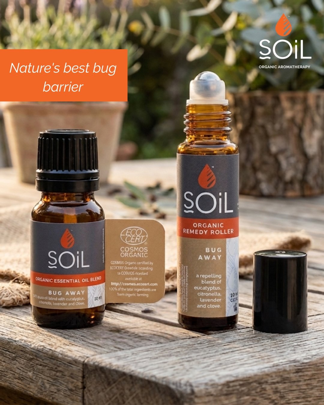 Keep bugs at bay naturally! The Bug Away Remedy Roller is perfect for on-the-go protection, while the Bug Away Blend is ideal for diffusing or adding to a carrier oil for all-day defence.

#Aromatherapy #naturalremedy #plantbased #wellness #CrueltyFr