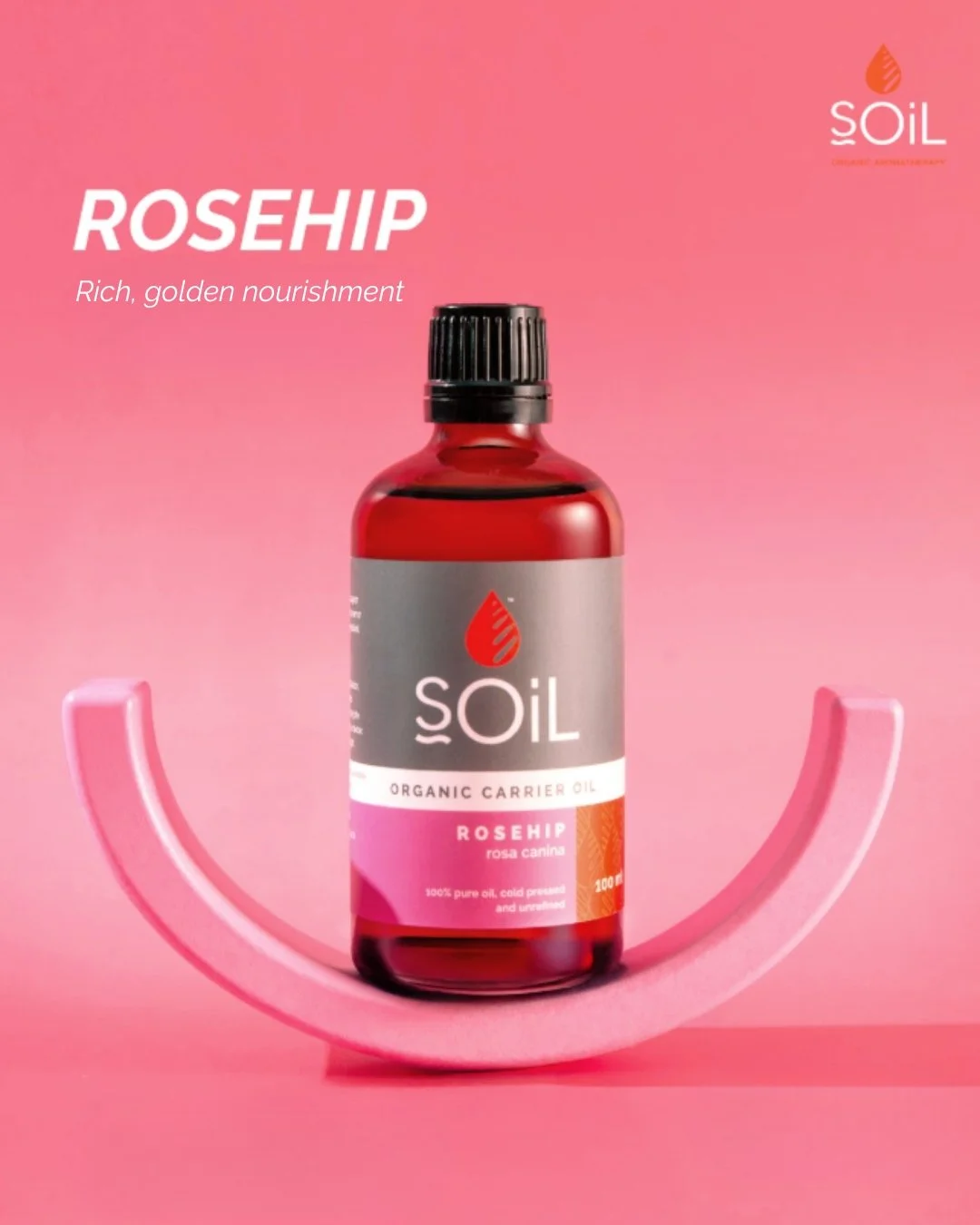 Give your skin the extra love it&rsquo;s been asking for. ✨

Rosehip oil is the ultimate skincare hero, known for its deeply nourishing and revitalising properties. Whether you're looking to restore your natural glow or add a layer of intense hydrati