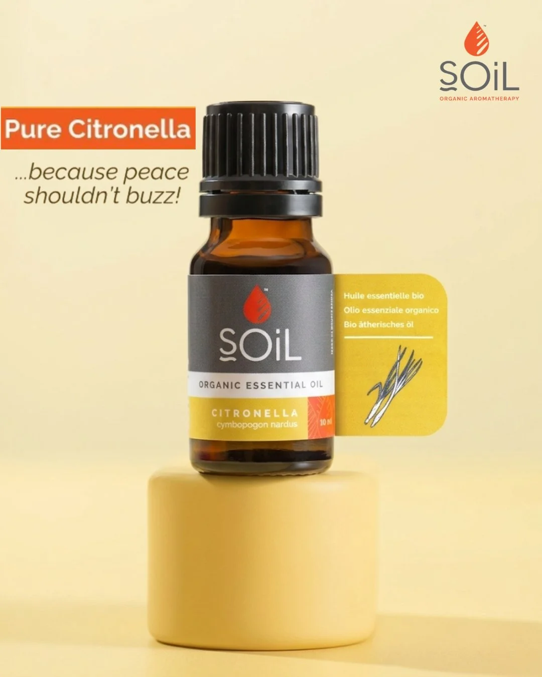 Citronella oil isn&rsquo;t just for candles! With its bright, lemony aroma, it is a popular addition to candles and sprays used outdoors.🌿

A few drops in a spray bottle or diffuser can freshen up your home or outdoor space.

We love pairing Citrone
