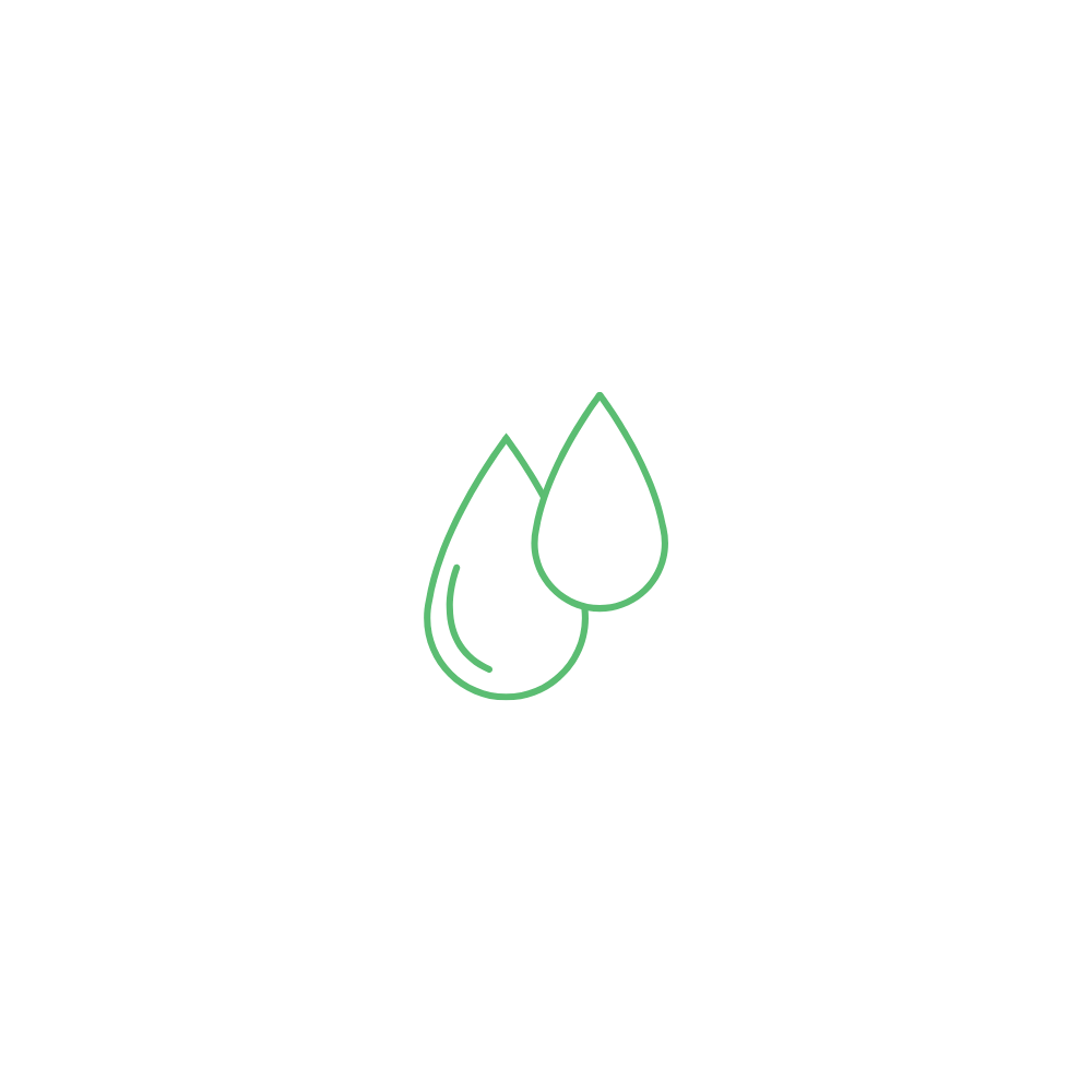 Droplet icon with a smaller droplet inside a larger one, representing on site distillation.