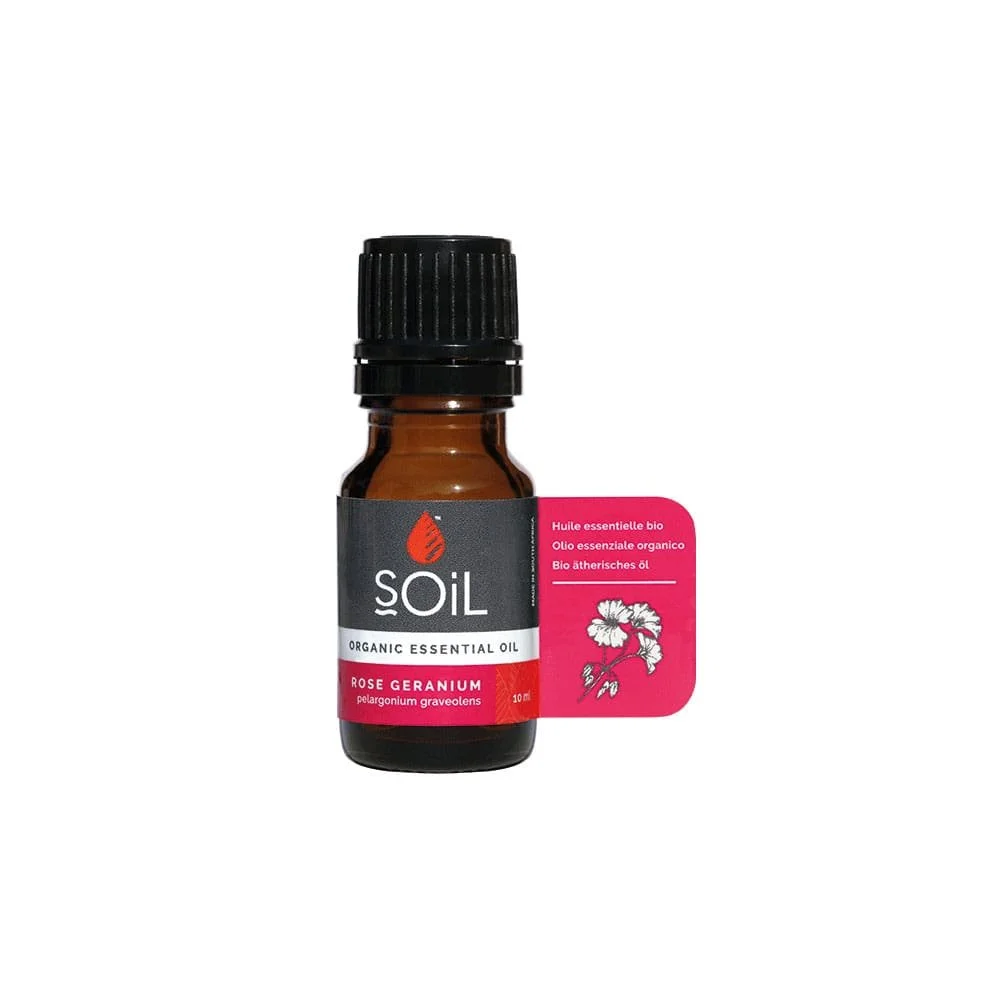 Rose Geranium Organic Essential Oil