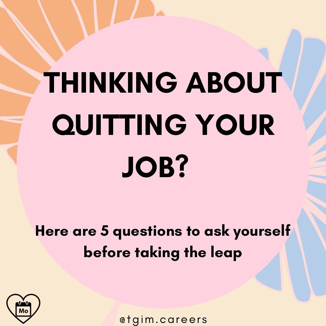 Taking the leap is tough! 

There is so much that goes into changing our jobs. After all, we are rarely the only ones affected by these changes! 

Burnout can sometimes play tricks on your mind, making you struggle to see solutions. 

This is why it&