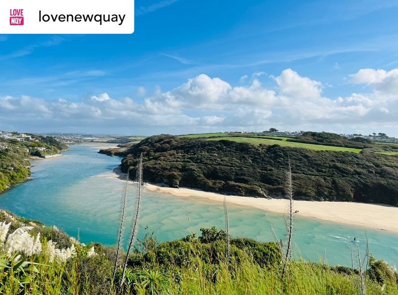 Crantock looking splendid in the sunshine courtesy of @lovenewquay Posted @withregram &bull; @lovenewquay The shine is shining and Crantock is doing it's thing 👀. #SummerLoading