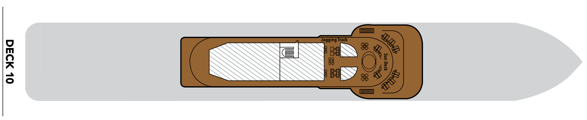   [第十層]  陽光甲板｜慢跑跑道 