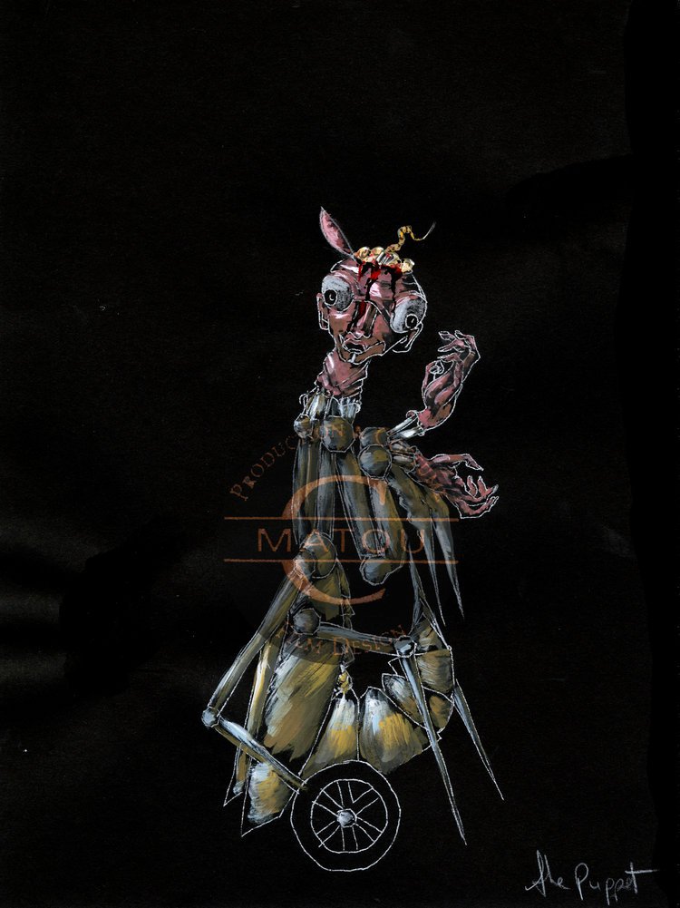 The Puppet is part robot, part insect, part alien.