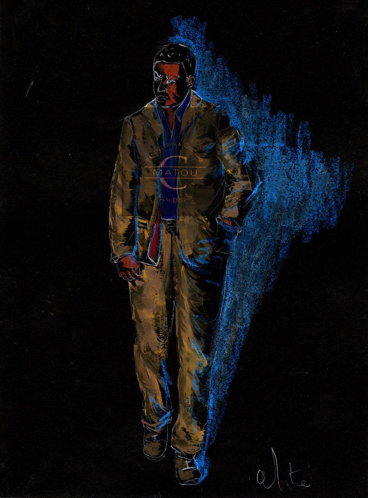 MR. WHITE
In his pocket, White is holding on to the gun he found as the only thing that seems real to him. He feels the shadows following him.