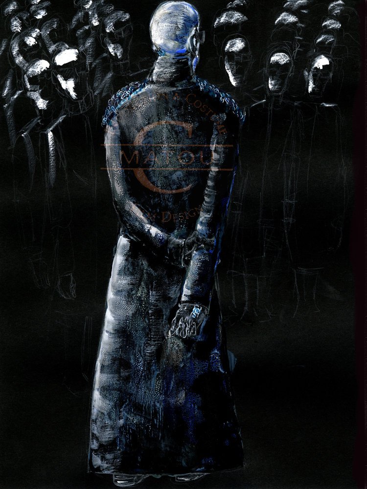 We meet Mr. Black as the leader of the Strangers.