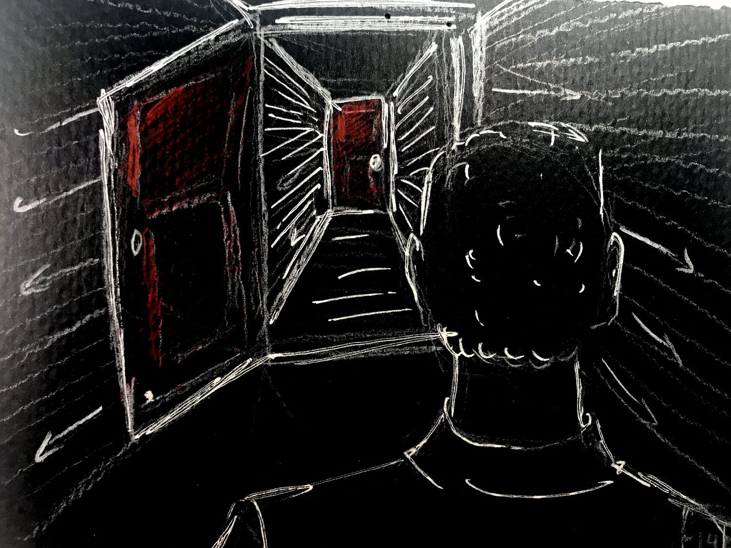 Doors appear and always lead to danger for White
