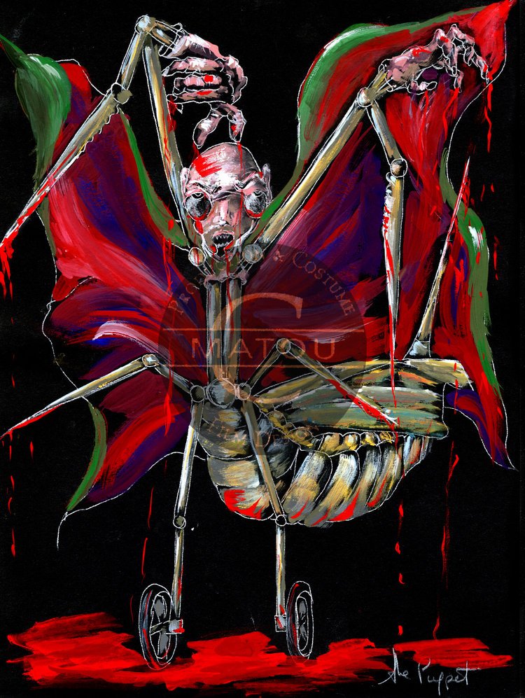 The Puppet tracks and kills all who have come to be in contact with Mr. White. The cute puppet becomes a lethal and merciless weapon.